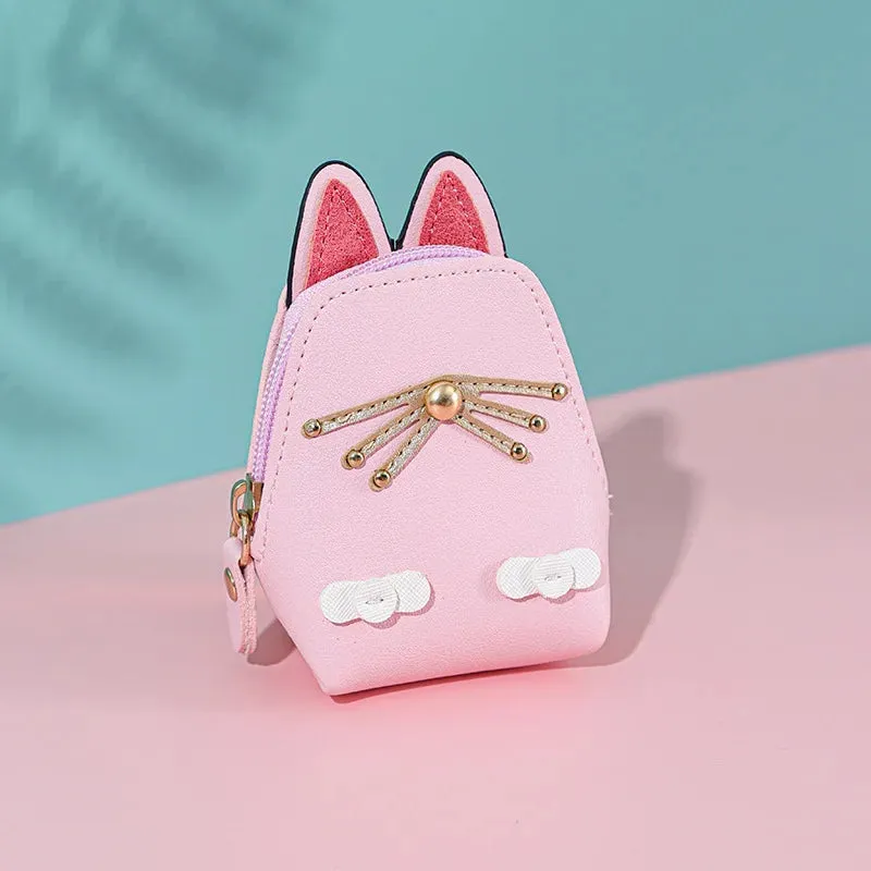 🍓 Sweet Berry Bliss Mini Coin Purse 💖 Adorable Zipper Keychain Wallet for Girls ✨