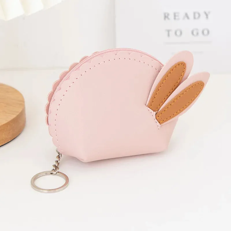 🍓 Sweet Berry Bliss Mini Coin Purse 💖 Adorable Zipper Keychain Wallet for Girls ✨