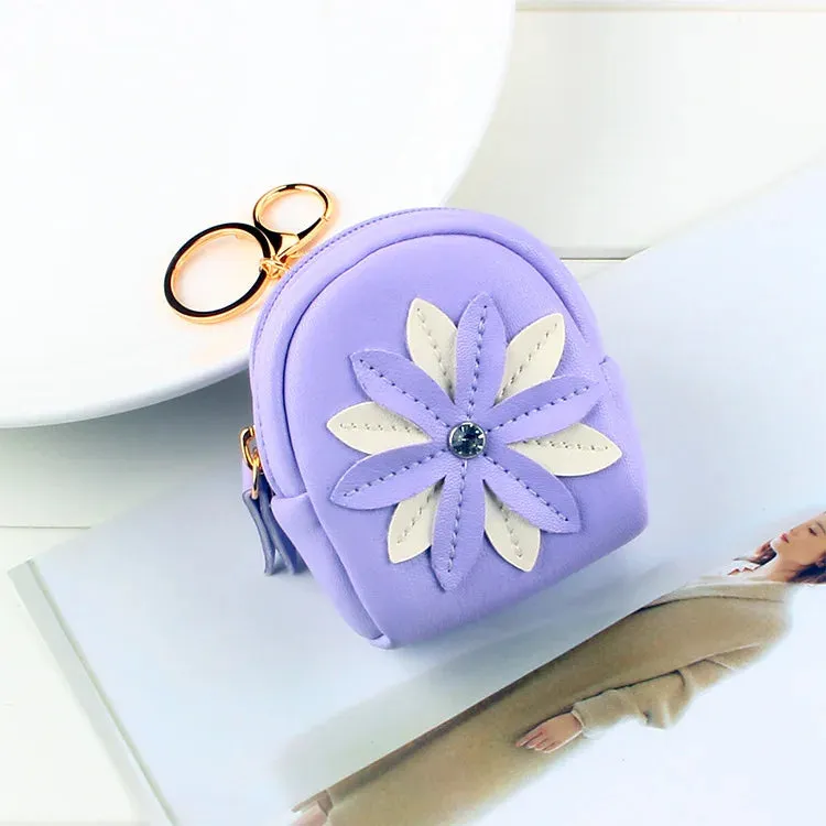 🍓 Sweet Berry Bliss Mini Coin Purse 💖 Adorable Zipper Keychain Wallet for Girls ✨