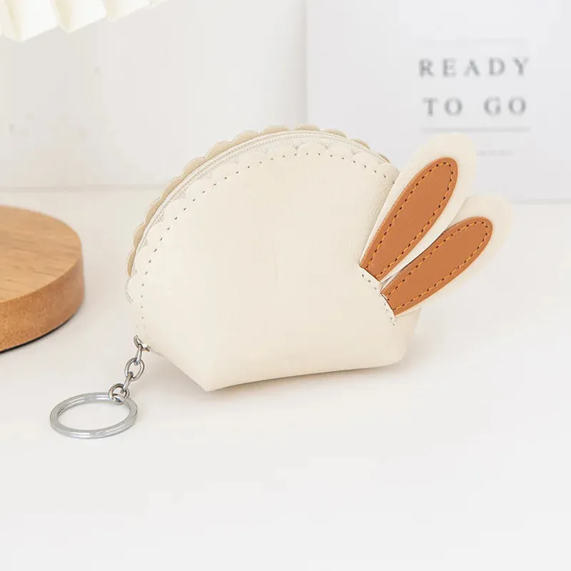 🍓 Sweet Berry Bliss Mini Coin Purse 💖 Adorable Zipper Keychain Wallet for Girls ✨