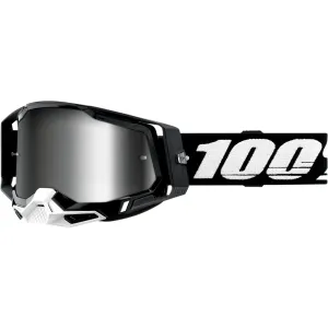100% Racecraft 2 Goggles - Black - Silver Mirror 50121-252-01