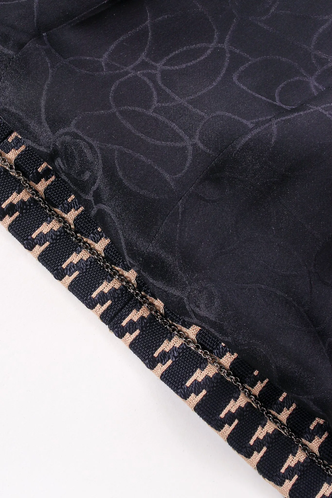 2001 S/S Rope Textured Grosgrain Jacket