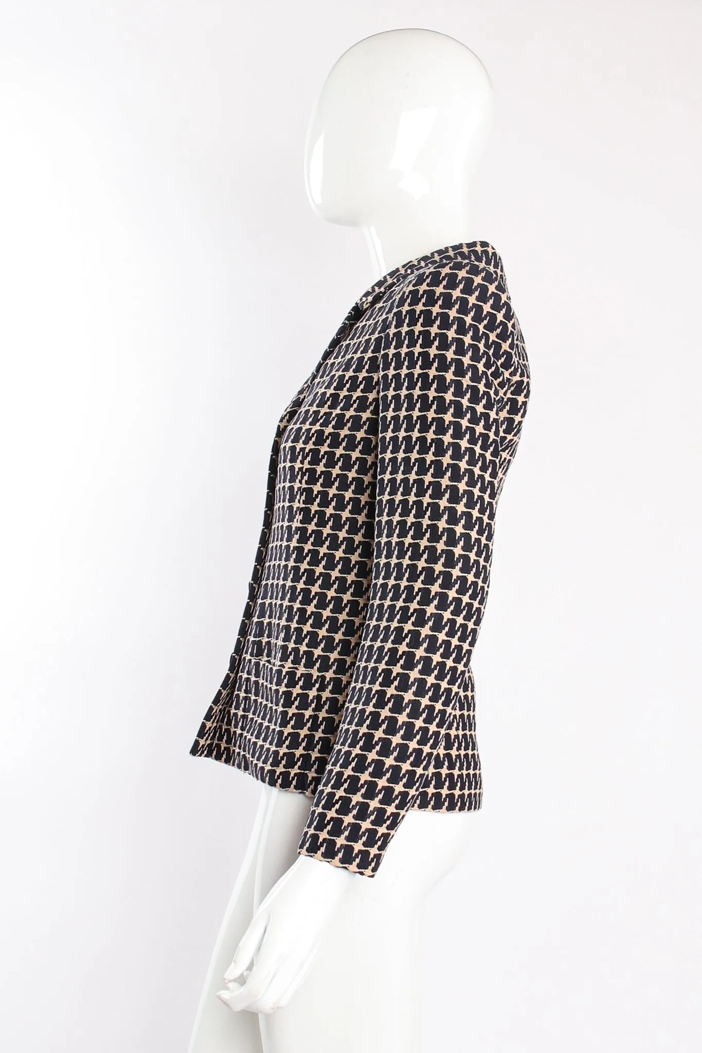 2001 S/S Rope Textured Grosgrain Jacket