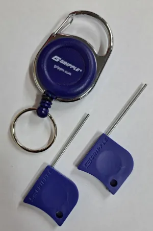 2pc - Gripple Release Key with Keyring