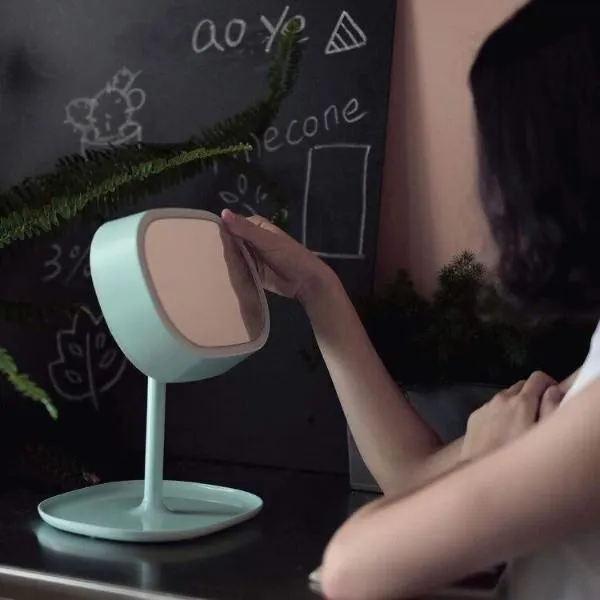 3-in-1 LED Vanity Lamp & Makeup Mirror With Accessory Tray