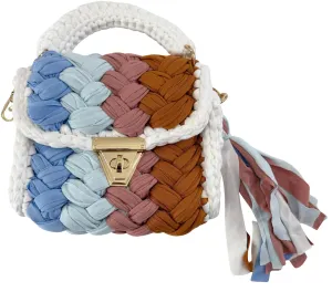 Alexis Woven Bag - Sand Multi