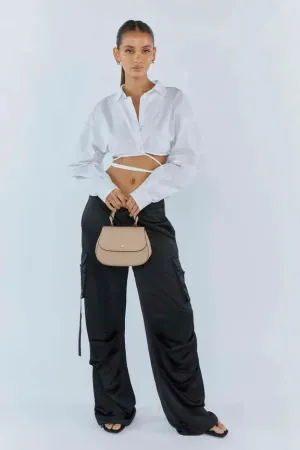 Amalie Top Handle Xbody Nude Pebble/Gold