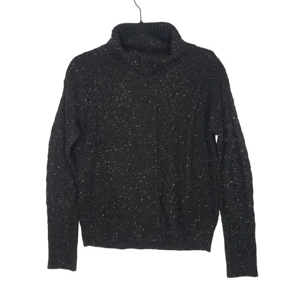 Anthropologie Michael Stars Cable Cardigan Sweater Cableknit Convertible XS NEW