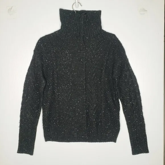 Anthropologie Michael Stars Cable Cardigan Sweater Cableknit Convertible XS NEW