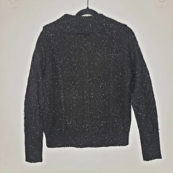 Anthropologie Michael Stars Cable Cardigan Sweater Cableknit Convertible XS NEW