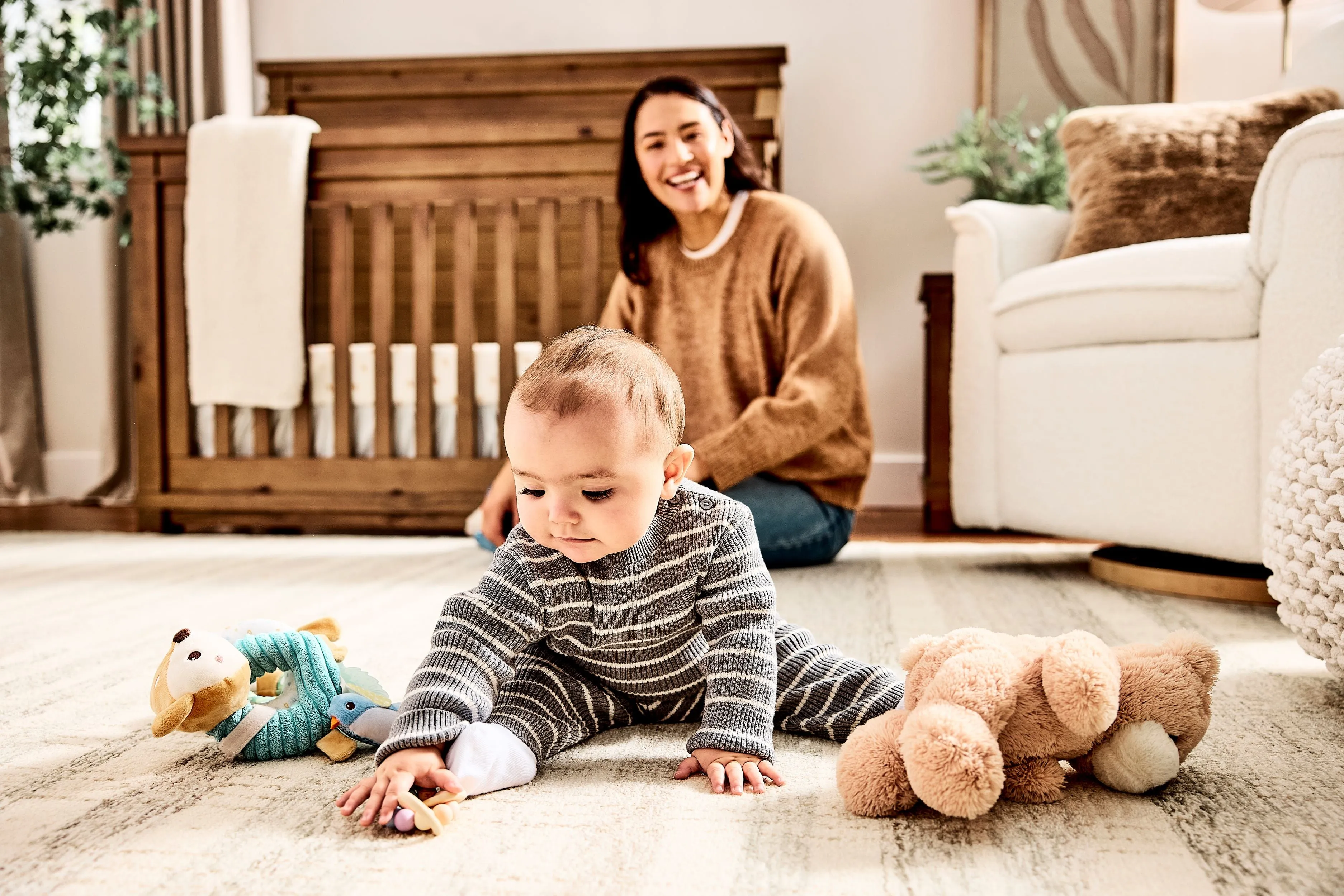 Appleseed Rowan Flat Top Convertible Crib