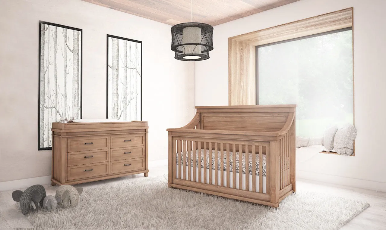 Appleseed Rowan Flat Top Convertible Crib
