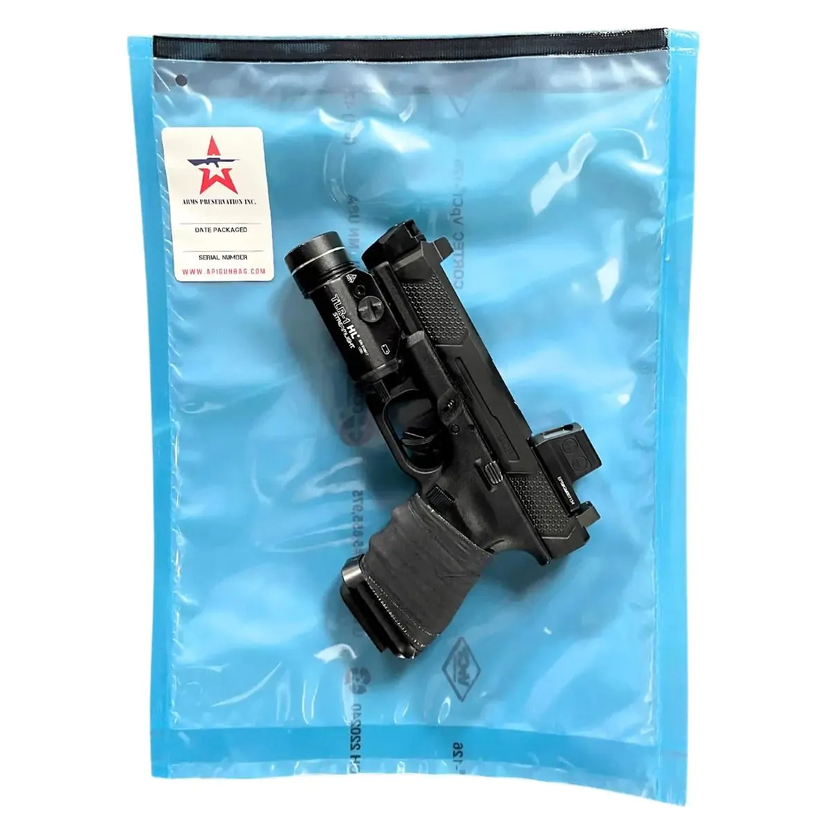Arms Preservation Inc. Anti Corrosion Pistol Storage Bag (CCW) Reusable