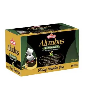 Çaykur Altinbas Early Grey Teapot Bags 40 Teapot Bags (Bergamot Flavored)