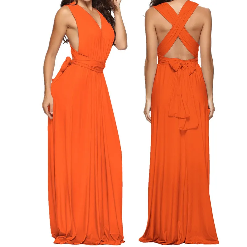 Azalea | Mehrweg-Maxikleid in Wickeloptik