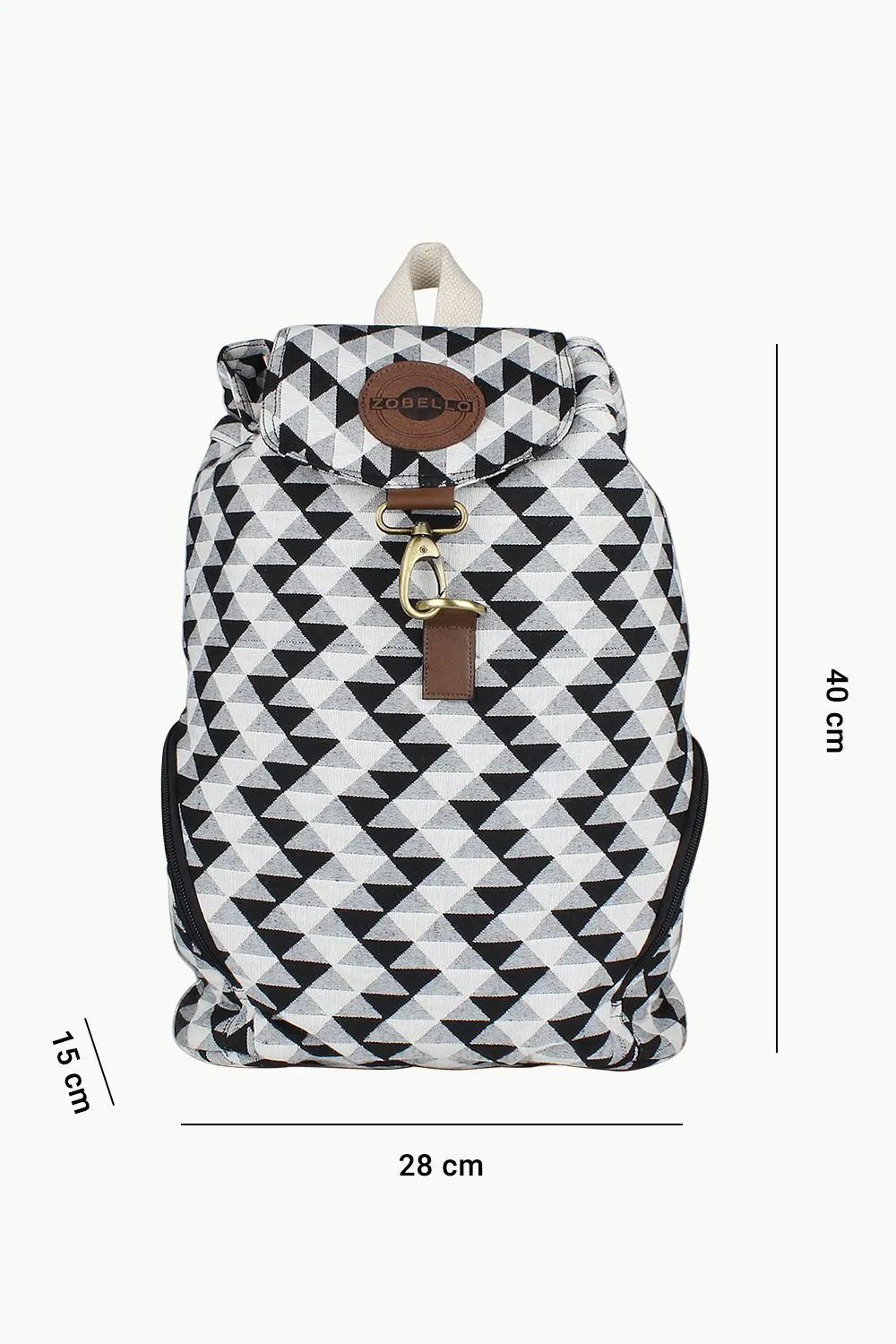 Aztec Weave And Leather Bag