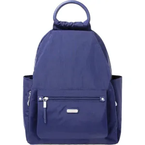 Baggallini All Day Backpack With RFID Phone Wristlet Navy Nylon