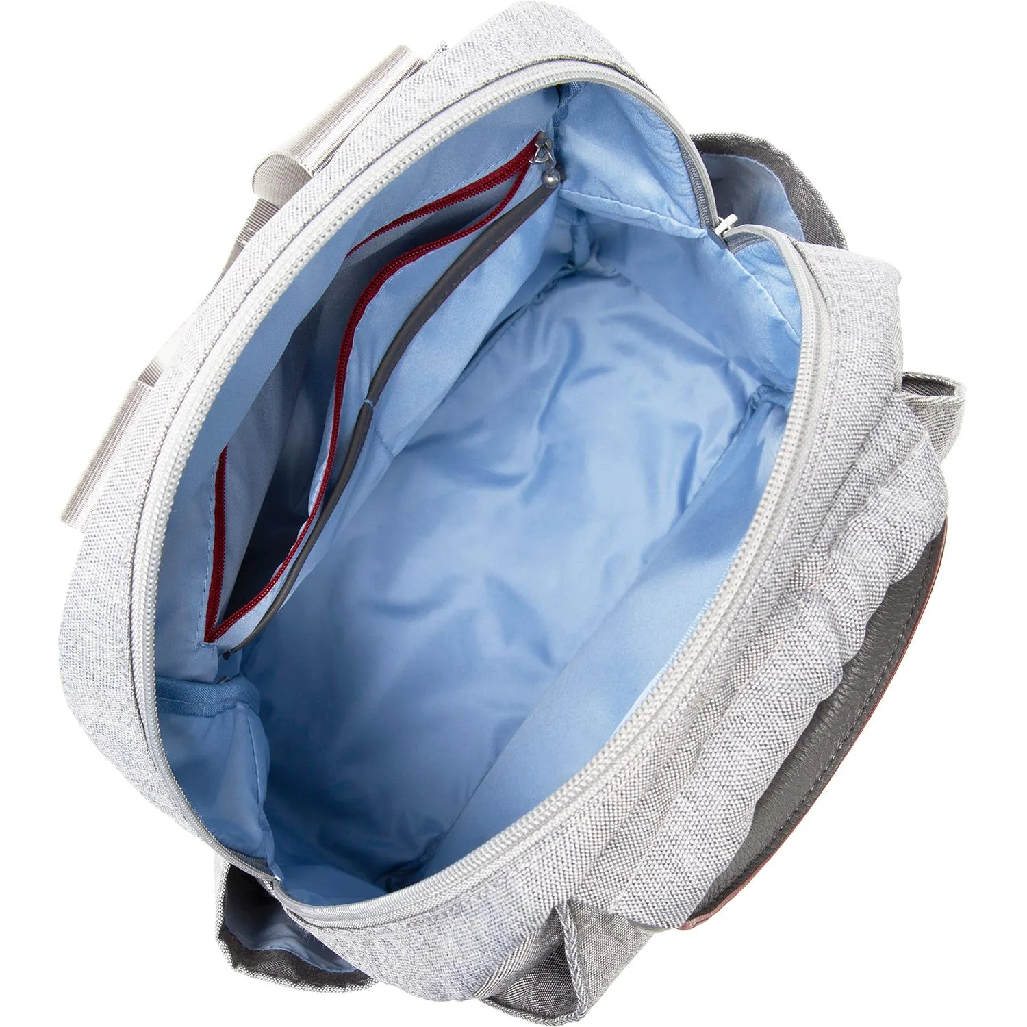 Baggallini All Day Backpack With RFID Phone Wristlet Stone Nylon