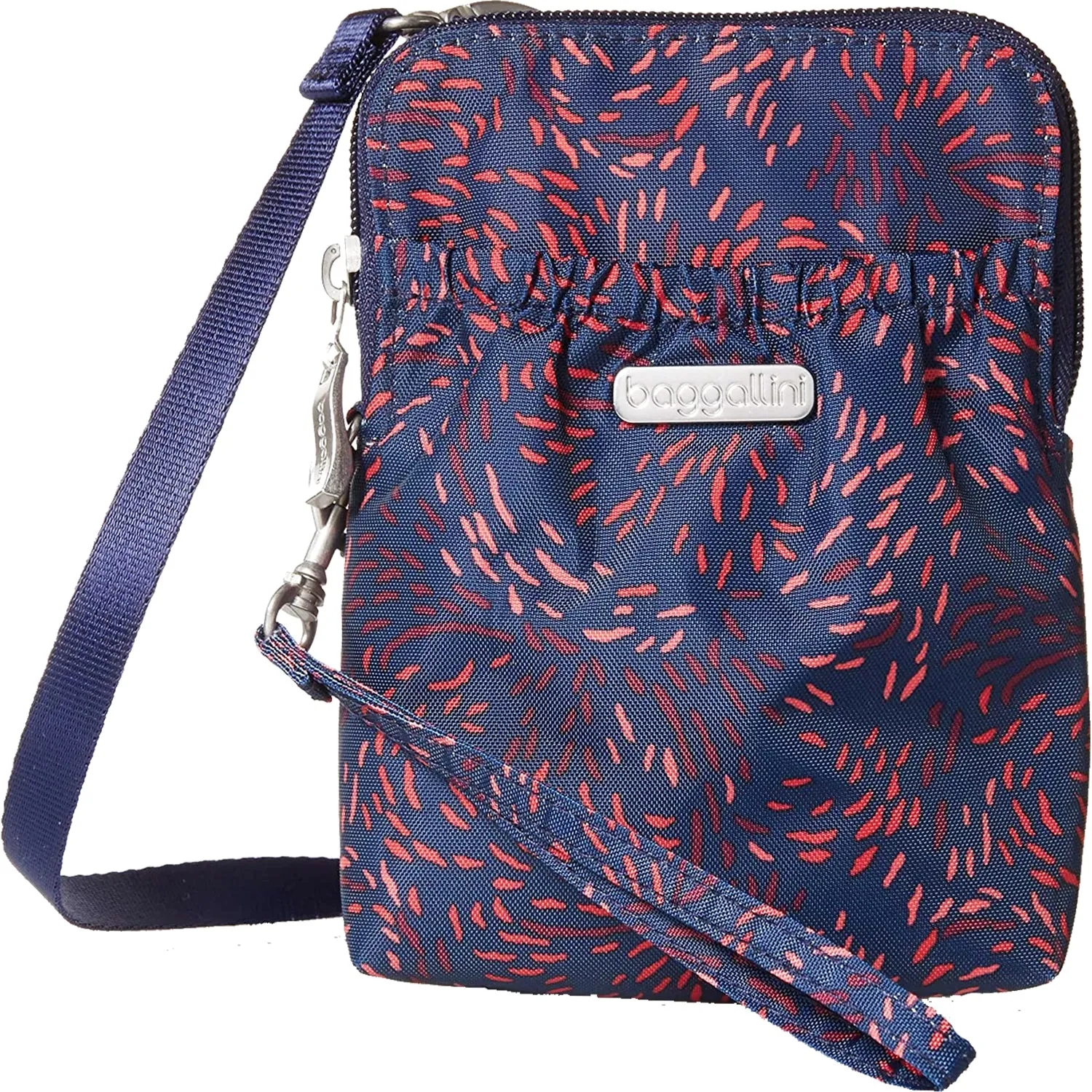 Baggallini Bryant Pouch French Navy Firework Nylon