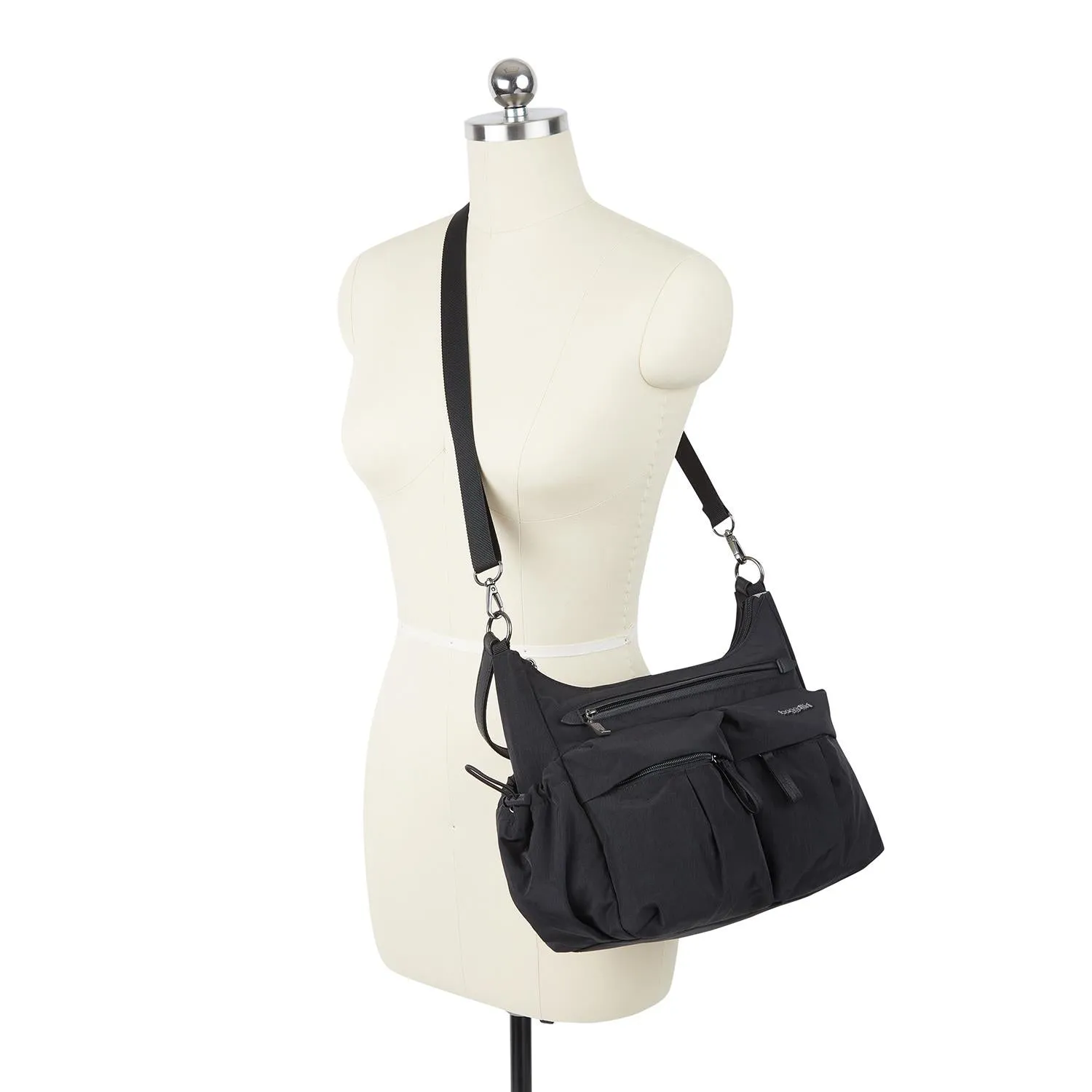 Baggallini Everywhere Bagg 2.0 With RFID Black Nylon