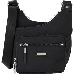 Baggallini RFID Cross City Bagg Black Nylon