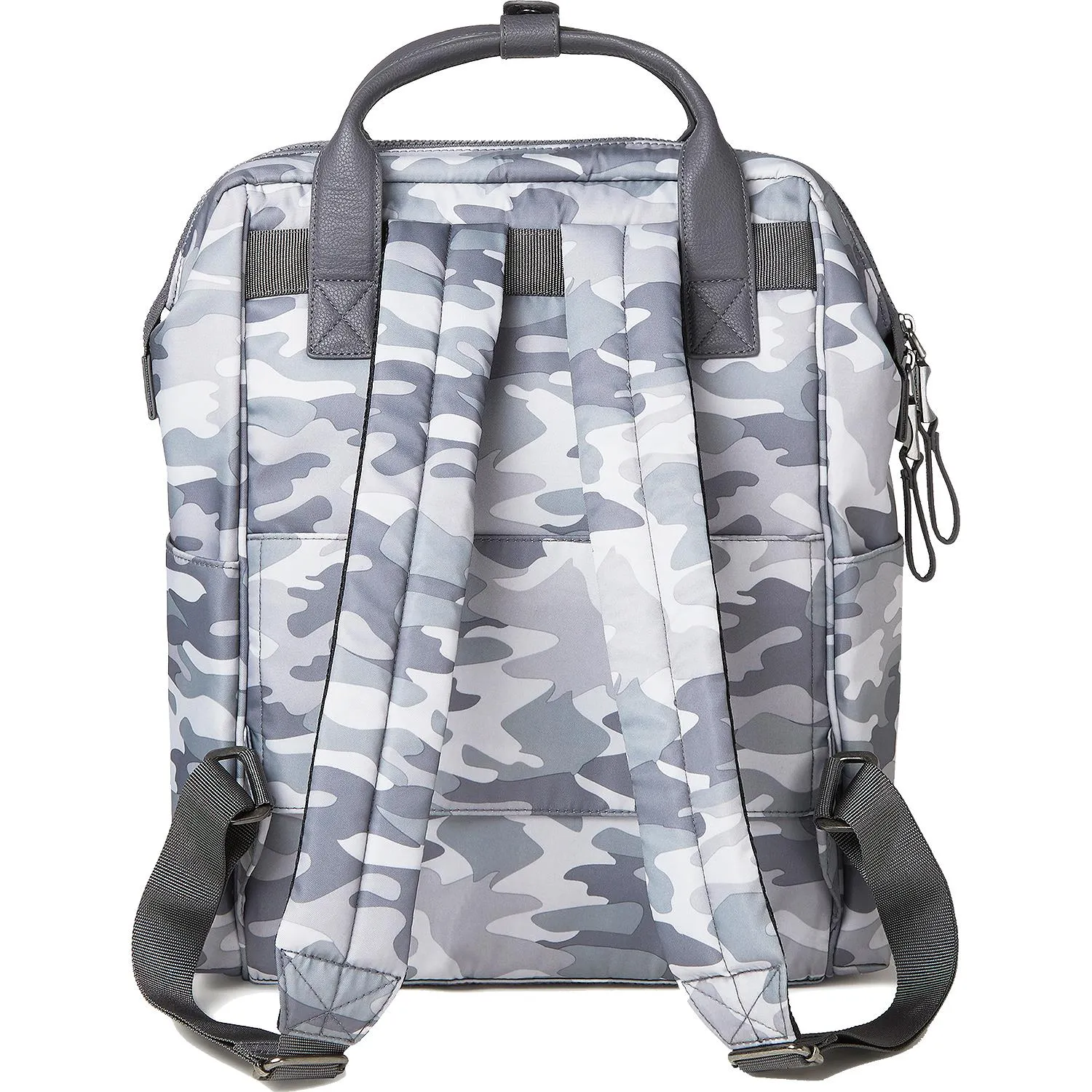 Baggallini Soho Backpack Grey Camo Nylon