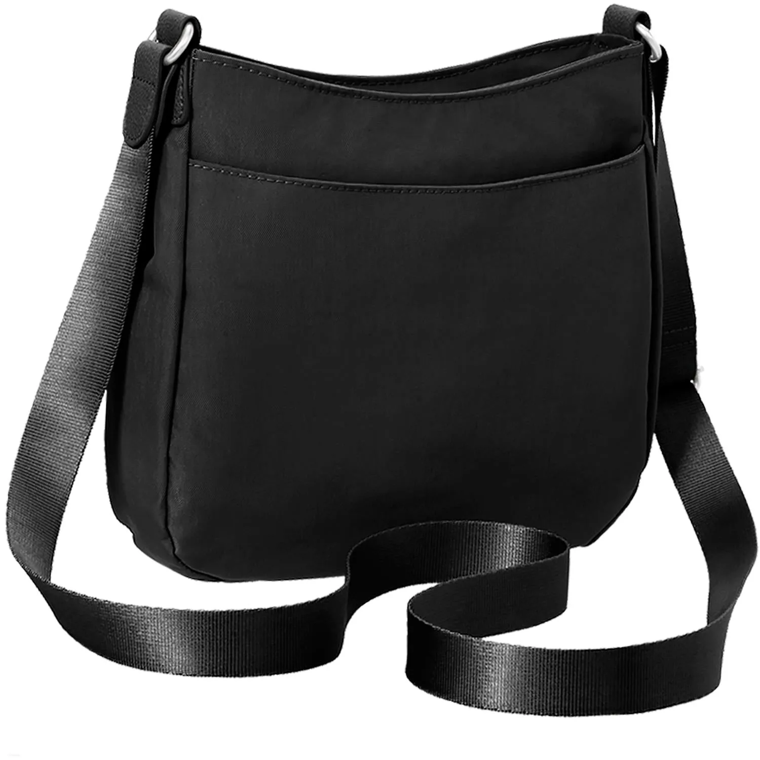 Baggallini Uptown Bagg with RFID Phone Wristlet Black Nylon