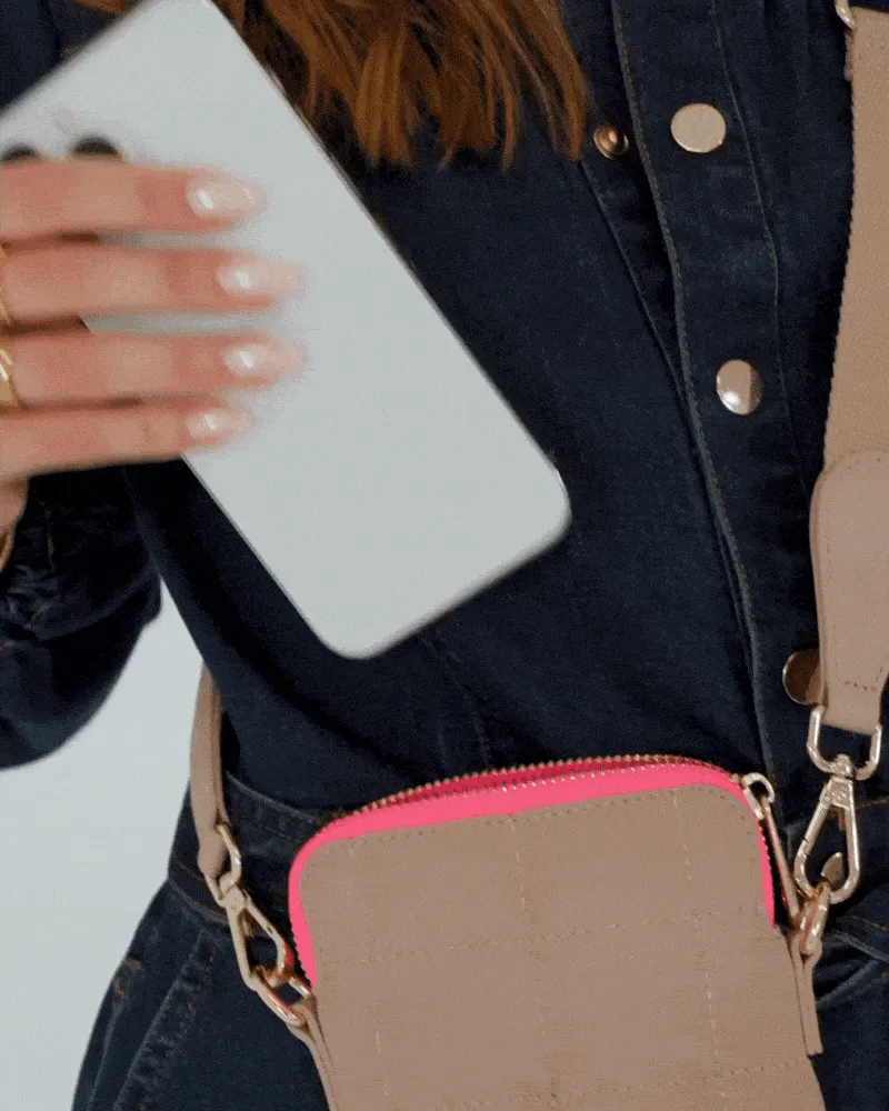 Baker Phone Bag - Taupe