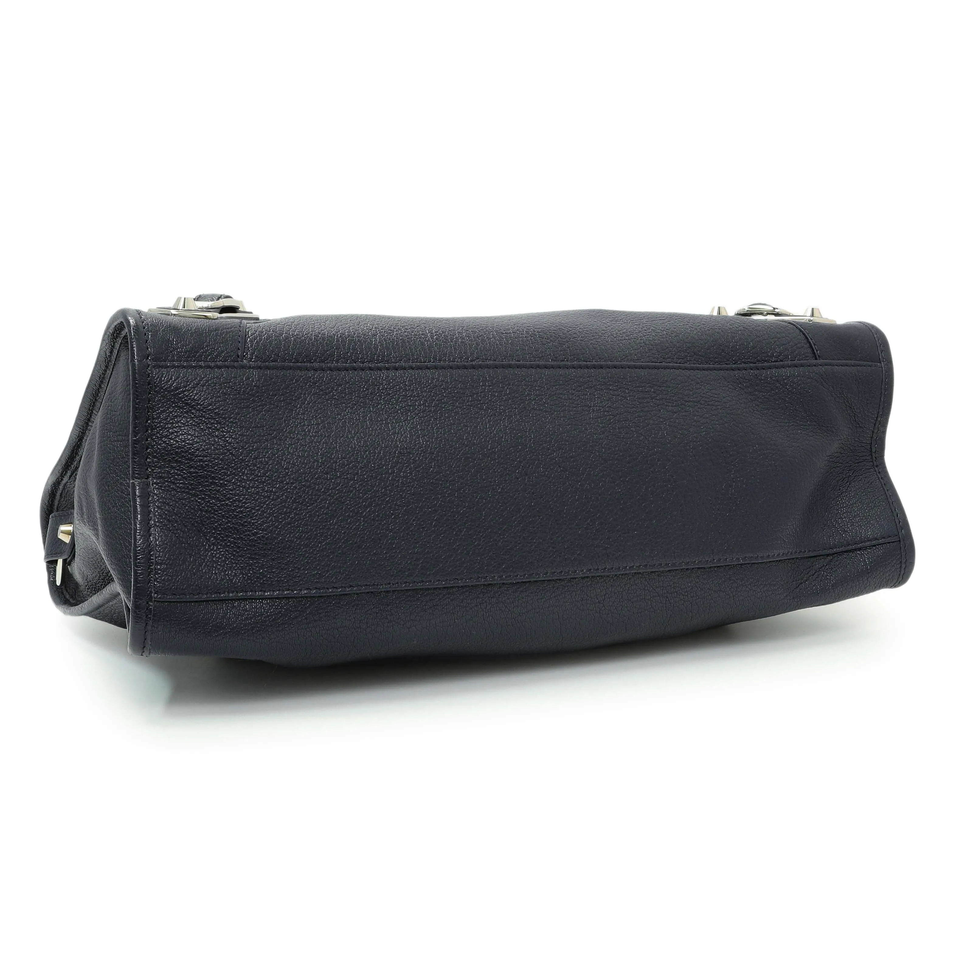 Balenciaga Bleu Nuit Chevre Metallic Edge City