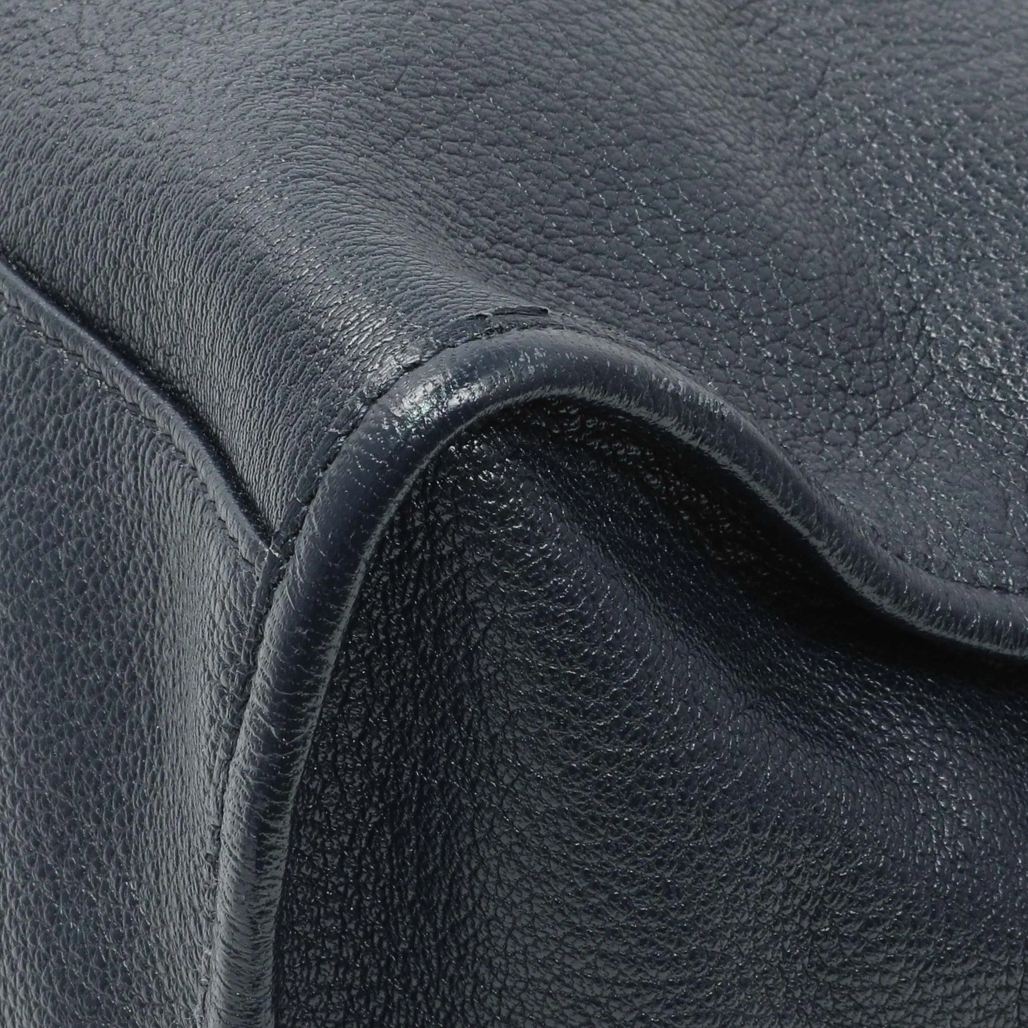 Balenciaga Bleu Nuit Chevre Metallic Edge City