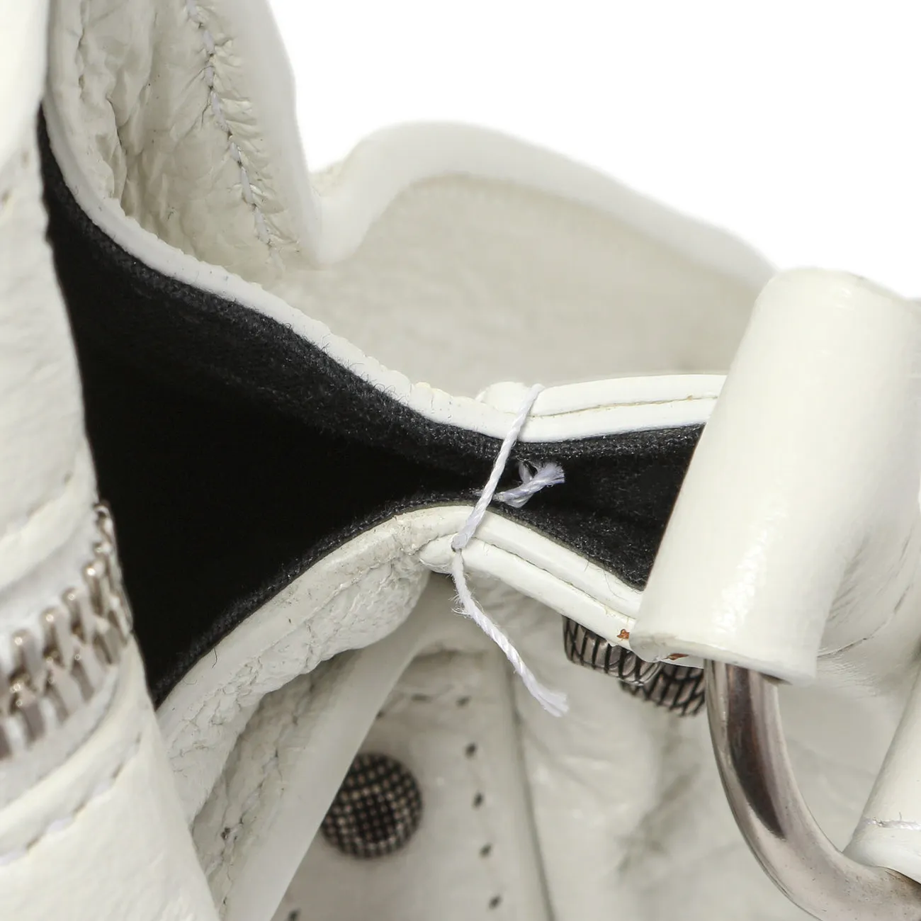 Balenciaga White Agneau Arena Neo Cagole Handbag XS