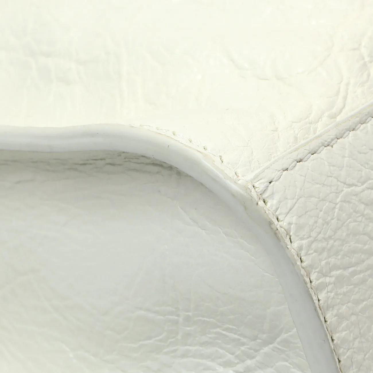 Balenciaga White Agneau Arena Neo Cagole Handbag XS