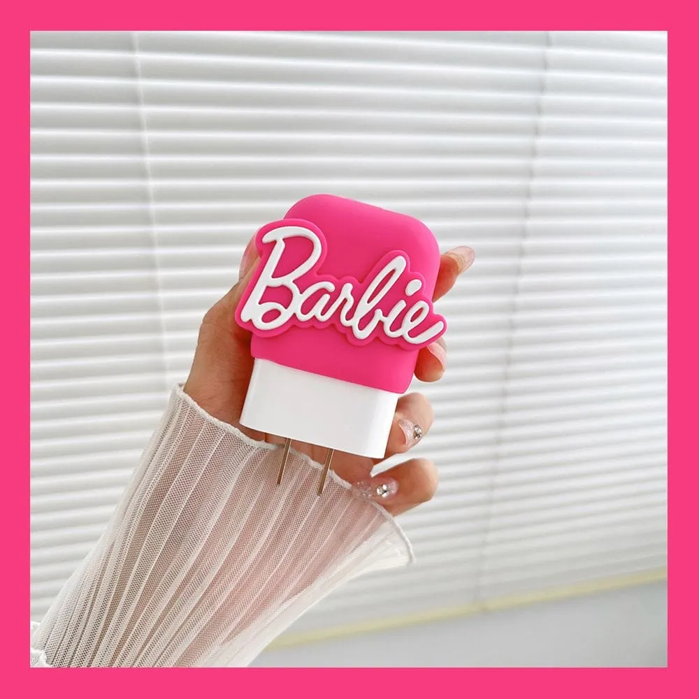 Barbie Apple Charger And Charging Cable Protector