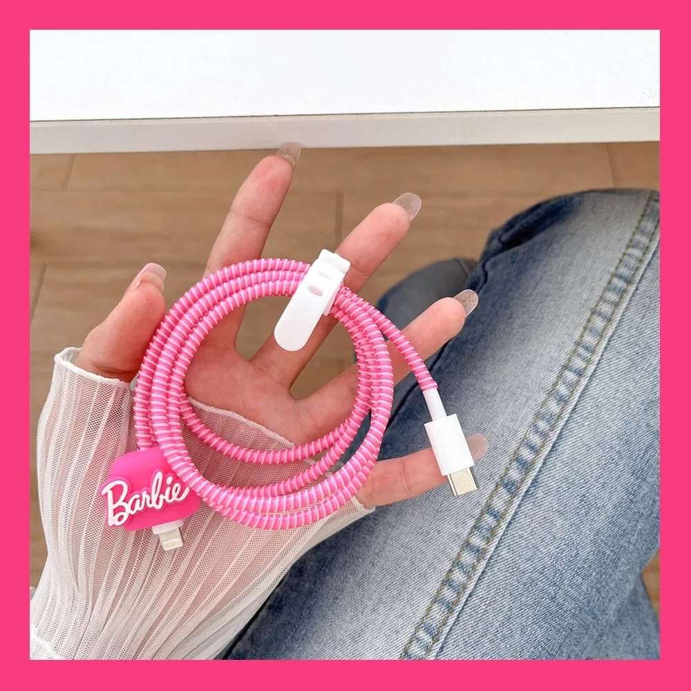 Barbie Apple Charger And Charging Cable Protector
