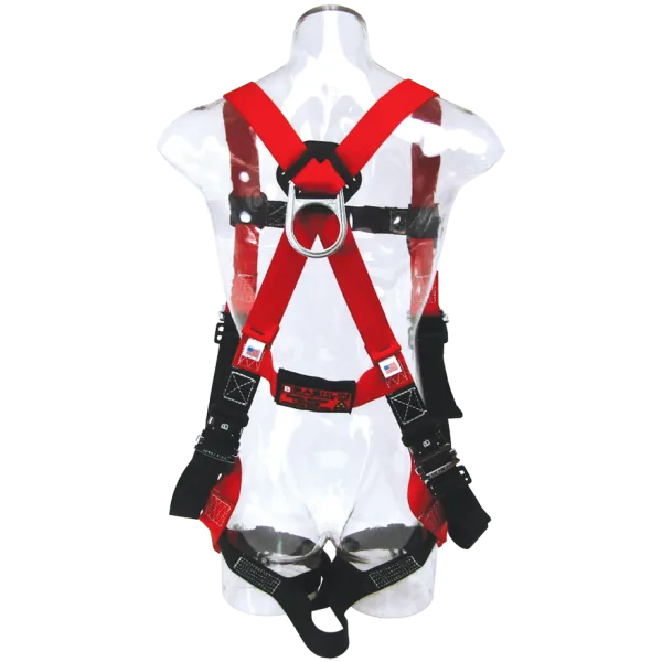 Bashlin - "H" Style Harness with D-Ring back attachment and belt attachment