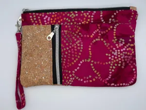 Batik & Cork Zippy Clutch Wallet