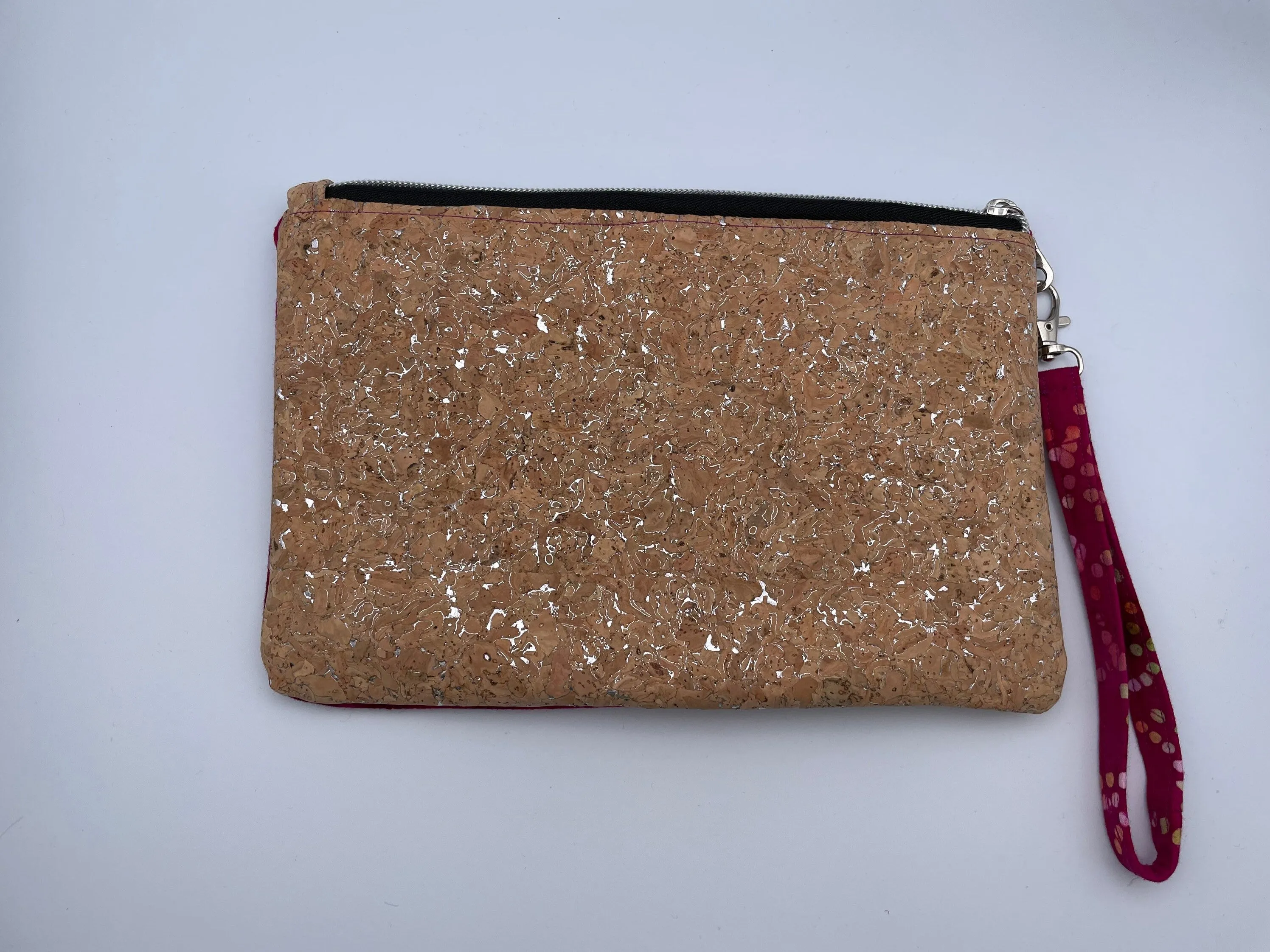 Batik & Cork Zippy Clutch Wallet