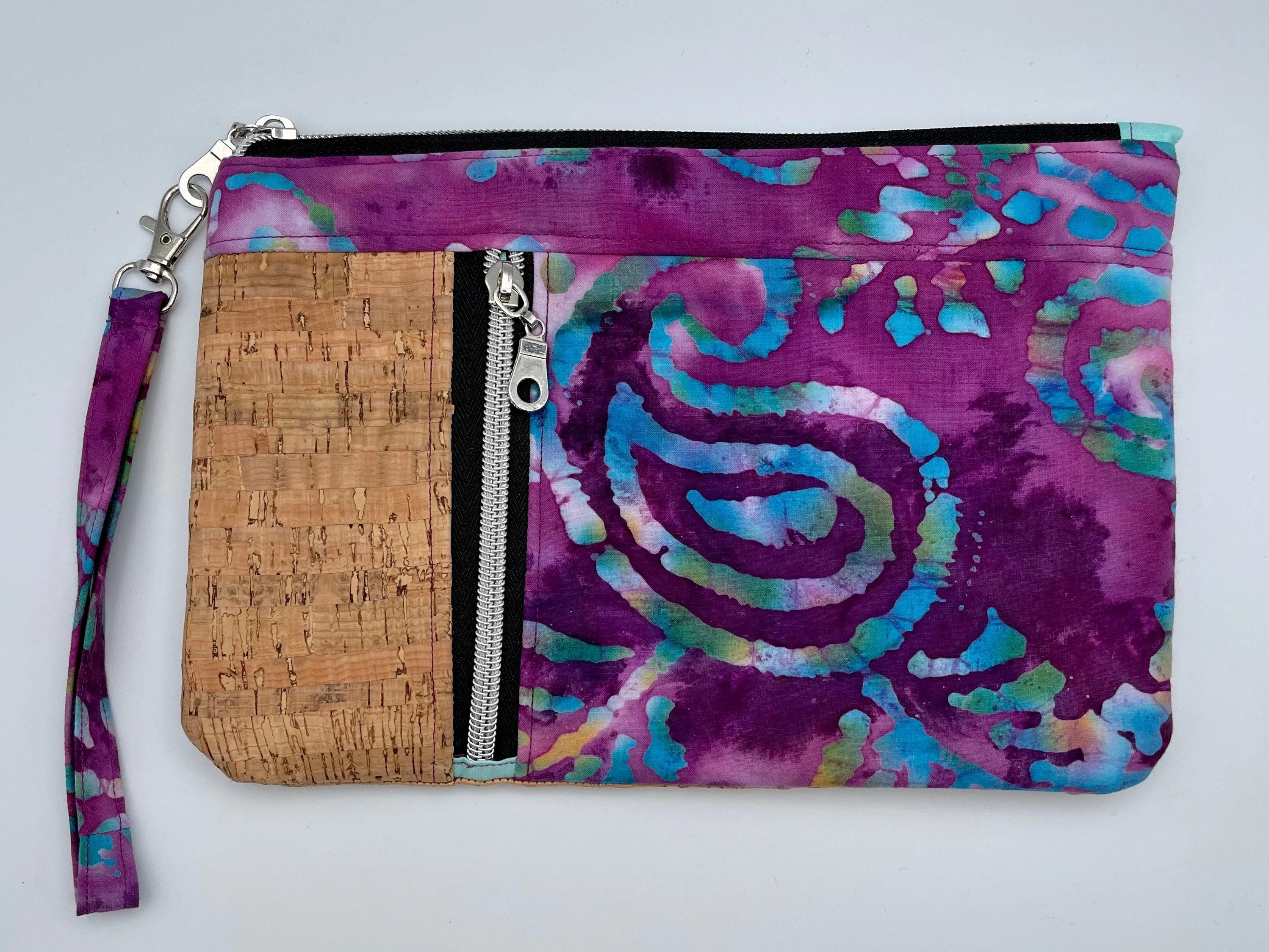 Batik & Cork Zippy Clutch Wallet