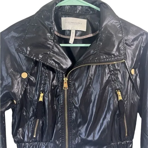 BCBG Runway Convertible Cropped Jacket Size XS