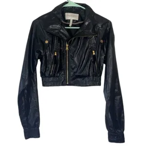 BCBG Runway Convertible Cropped Jacket Size XS