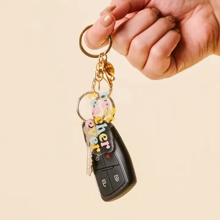 Best Teacher Ever Keychain