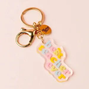 Best Teacher Ever Keychain