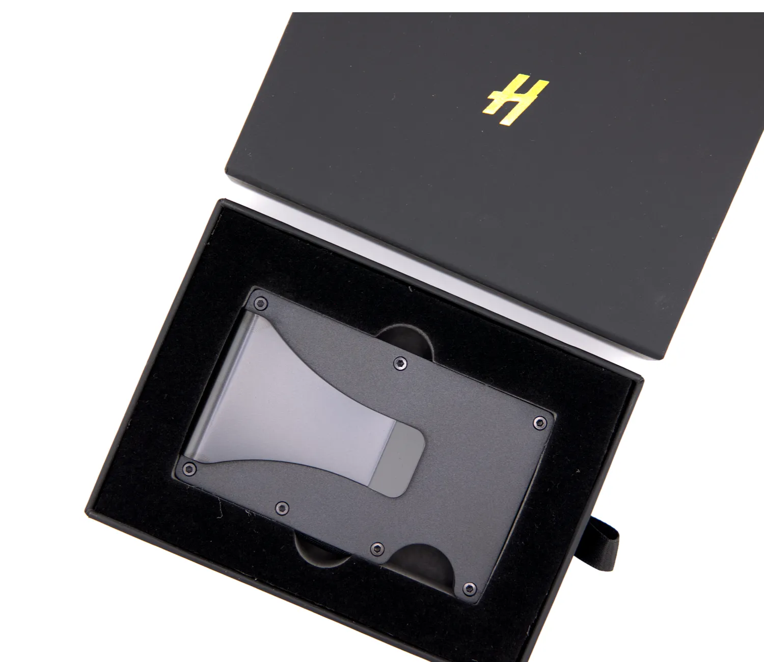 Black Aluminum Wallet