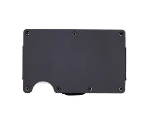 Black Aluminum Wallet
