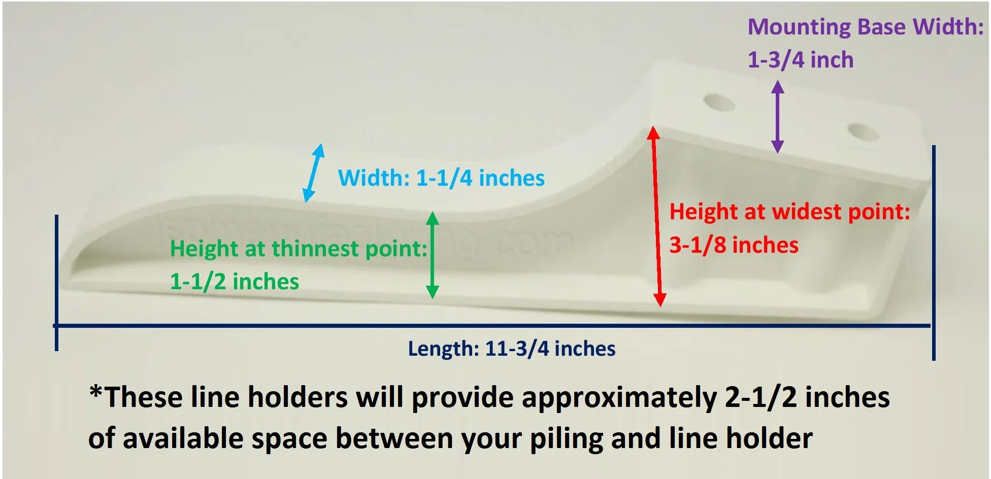 Black or White Utility Storage Holder - Store your Electric cords, hoses, ropes, paddles