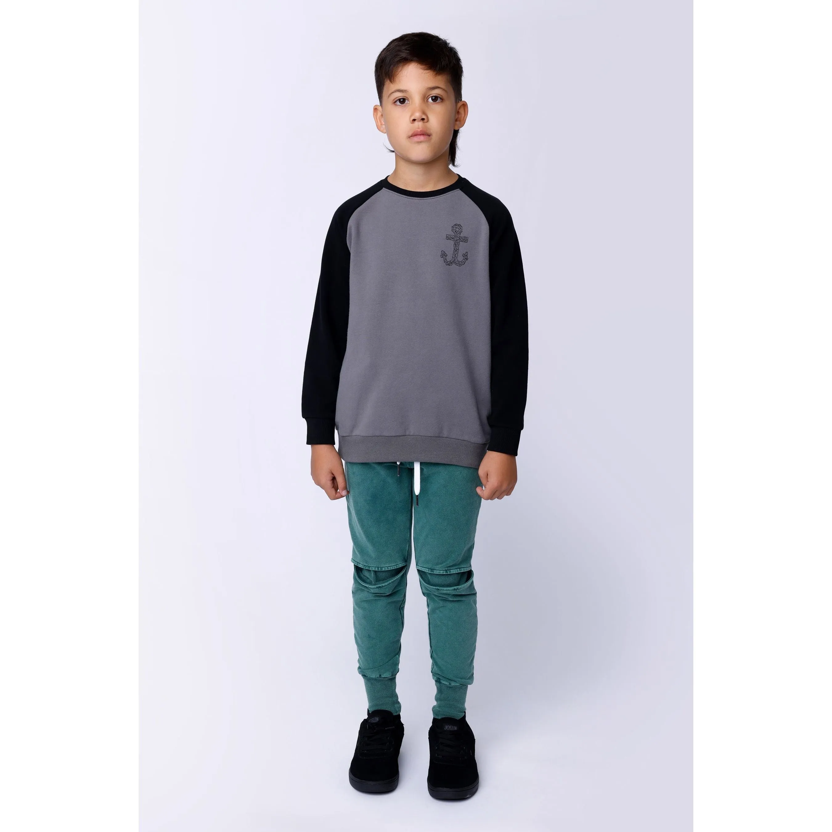 Blasted Hidden Knee Trackies
