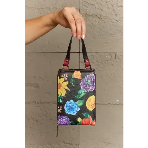 Blooming Beauty Small Crossbody Wallet