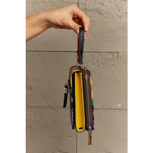 Blooming Beauty Small Crossbody Wallet