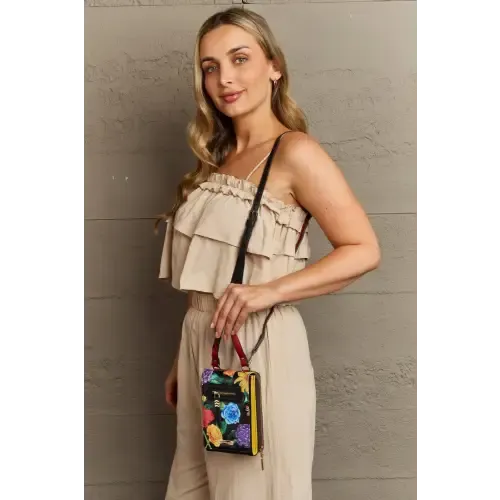 Blooming Beauty Small Crossbody Wallet