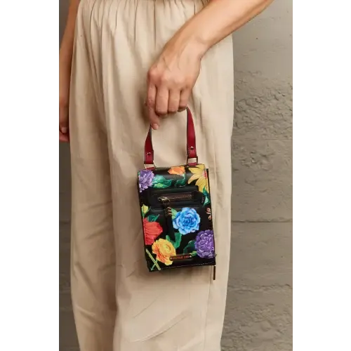 Blooming Beauty Small Crossbody Wallet